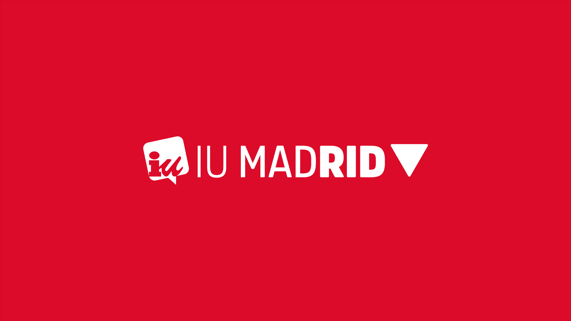 «La izquierda para la ciudad de Madrid» candidatura ganadora de las primarias de IU Madrid Ciudad