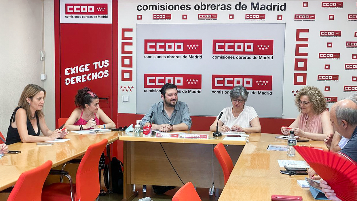 IU Madrid asume las 10 medidas propuestas por CCOO Madrid para abordar la crisis energética